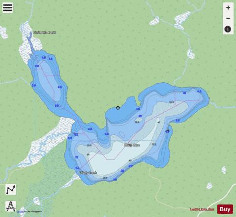 Philip Lake depth contour Map - i-Boating App - Streets