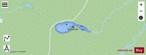Charles Lake depth contour Map - i-Boating App - Streets