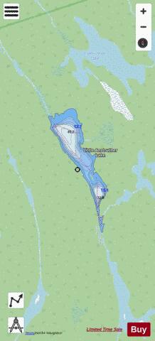 Little Anstruther Lake depth contour Map - i-Boating App - Streets