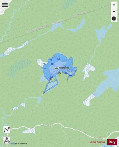 Sprat Lake depth contour Map - i-Boating App - Streets