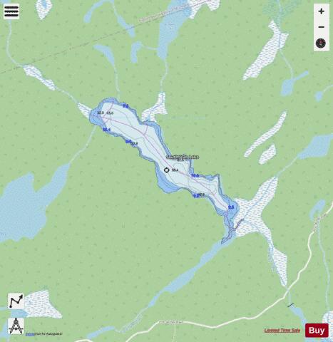 South Jean Lake depth contour Map - i-Boating App - Streets