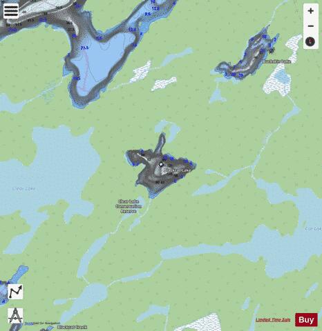 Blackcat Lake depth contour Map - i-Boating App - Streets