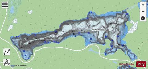 Macdonald Lake depth contour Map - i-Boating App - Streets