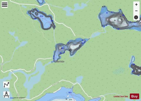 Pelaw Lake depth contour Map - i-Boating App - Streets