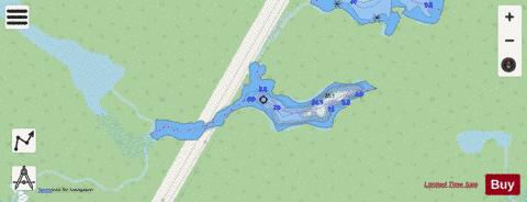 Morrow Lake depth contour Map - i-Boating App - Streets