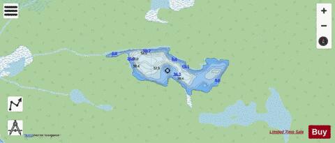Delphis Lake depth contour Map - i-Boating App - Streets