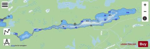 Whitemud Lake depth contour Map - i-Boating App - Streets