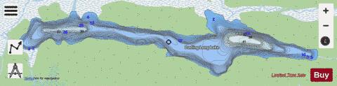 Darling Long Lake depth contour Map - i-Boating App - Streets