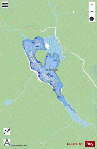 McGuire Lake depth contour Map - i-Boating App - Streets