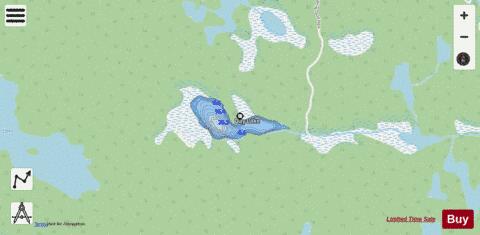 Day Lake depth contour Map - i-Boating App - Streets