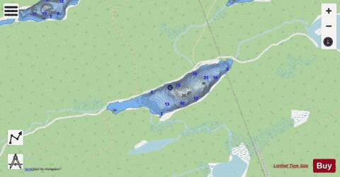 Wolf L. depth contour Map - i-Boating App - Streets
