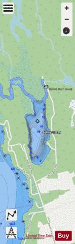 Sebright Bay depth contour Map - i-Boating App - Streets