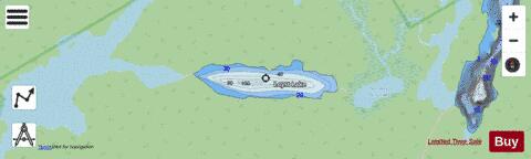 Loyst Lake depth contour Map - i-Boating App - Streets