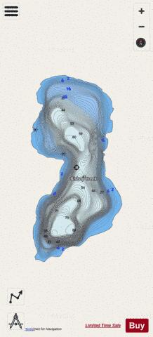 Drop Off Lake depth contour Map - i-Boating App - Streets