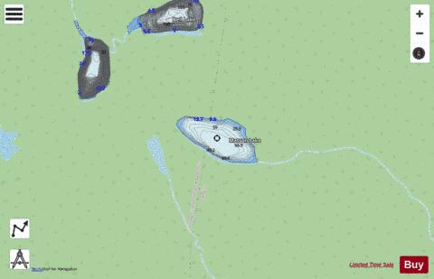 Matson Lake depth contour Map - i-Boating App - Streets