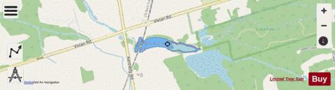 Boylens Pond depth contour Map - i-Boating App - Streets