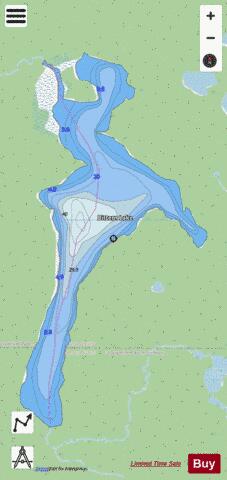 Bittern Lake depth contour Map - i-Boating App - Streets
