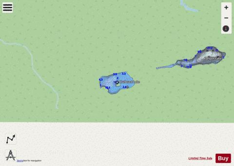 Dunbrack Lake depth contour Map - i-Boating App - Streets