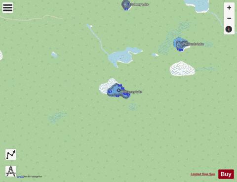 Westaway Lake depth contour Map - i-Boating App - Streets