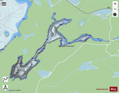 Windermere depth contour Map - i-Boating App - Streets