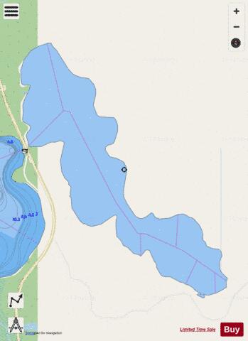 East Godson Lake depth contour Map - i-Boating App - Streets