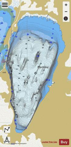 Lake Wolsey depth contour Map - i-Boating App - Streets
