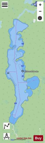 Keikewabik Lake depth contour Map - i-Boating App - Streets