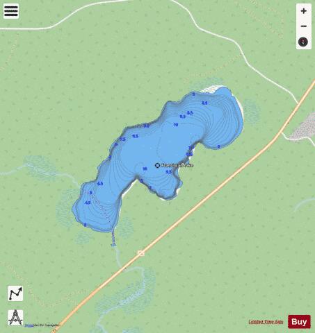 Franciscan Lake depth contour Map - i-Boating App - Streets