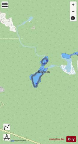 Snair Lake depth contour Map - i-Boating App - Streets