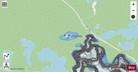 Goddard Lake depth contour Map - i-Boating App - Streets