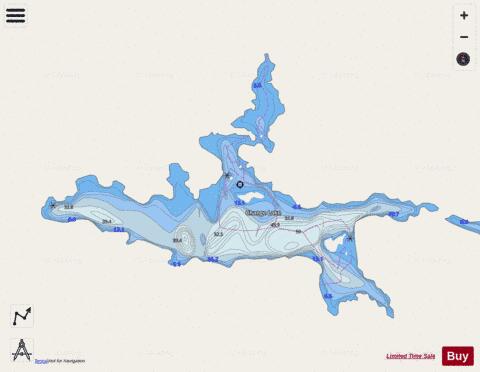 Change Lake depth contour Map - i-Boating App - Streets