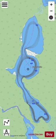 Foster Lake depth contour Map - i-Boating App - Streets