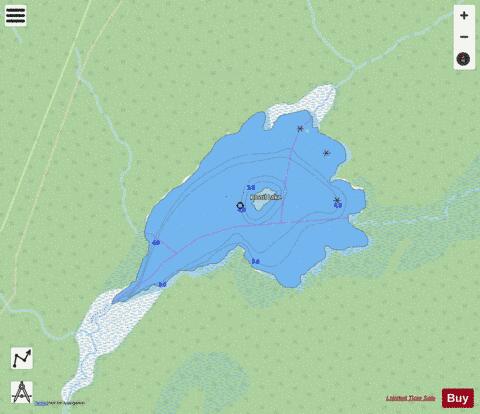Bovril Lake depth contour Map - i-Boating App - Streets