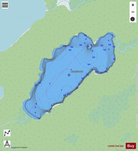 Renwick Lake depth contour Map - i-Boating App - Streets