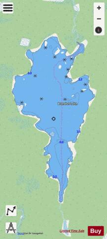 Brandon Lake depth contour Map - i-Boating App - Streets