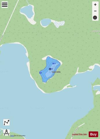Lena Lake depth contour Map - i-Boating App - Streets