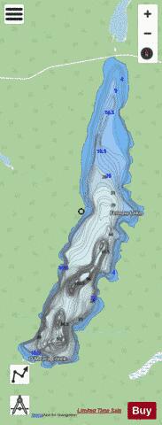 Fernow Lake depth contour Map - i-Boating App - Streets