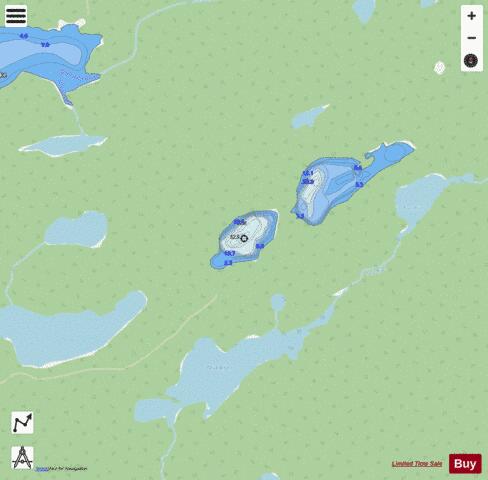 CA_ON_V_103412401 depth contour Map - i-Boating App - Streets