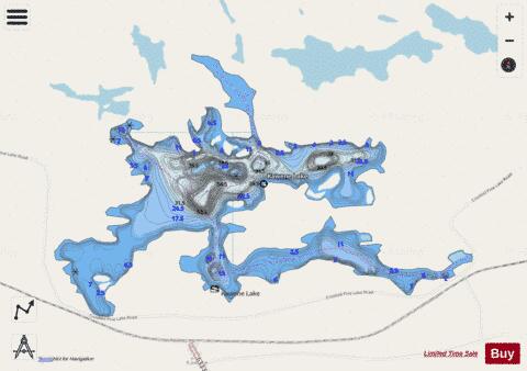CA_ON_V_103412771 depth contour Map - i-Boating App - Streets