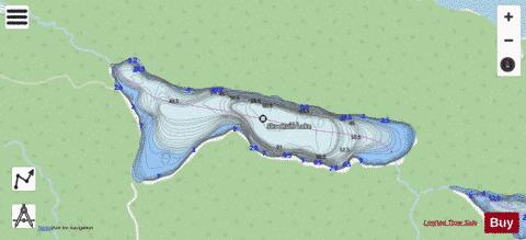 Skookum Lake depth contour Map - i-Boating App - Streets