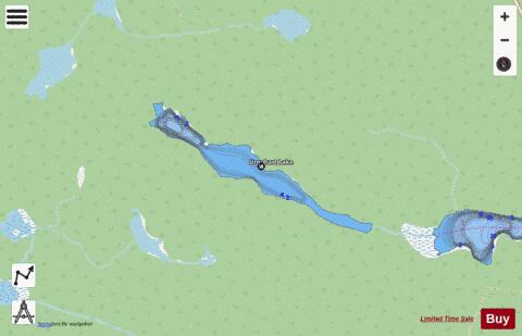 Urquhart Lake depth contour Map - i-Boating App - Streets