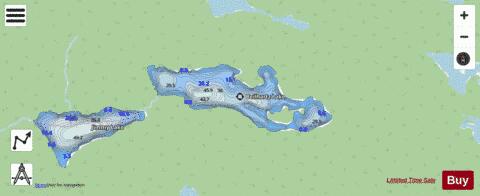 Beilhartz Lake depth contour Map - i-Boating App - Streets