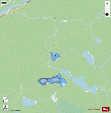 Sturgeon Lake 37 depth contour Map - i-Boating App - Streets