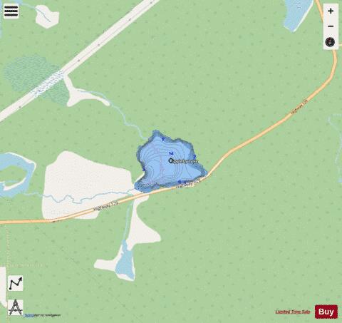 Appleby Lake depth contour Map - i-Boating App - Streets