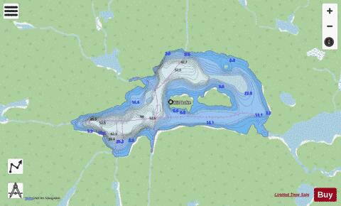Skirl Lake depth contour Map - i-Boating App - Streets