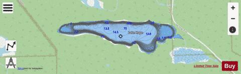 Lake Hope depth contour Map - i-Boating App - Streets