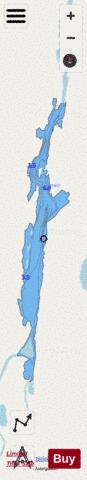 Shamattawa Lake depth contour Map - i-Boating App - Streets