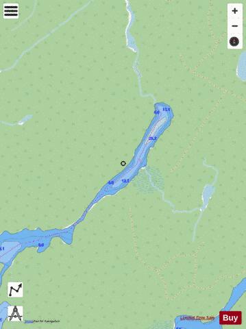 Carty Creek depth contour Map - i-Boating App - Streets