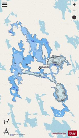 Mather Lake depth contour Map - i-Boating App - Streets