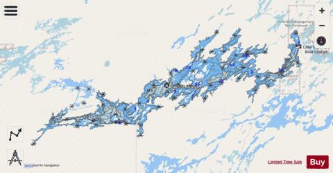Lake St. Joseph depth contour Map - i-Boating App - Streets